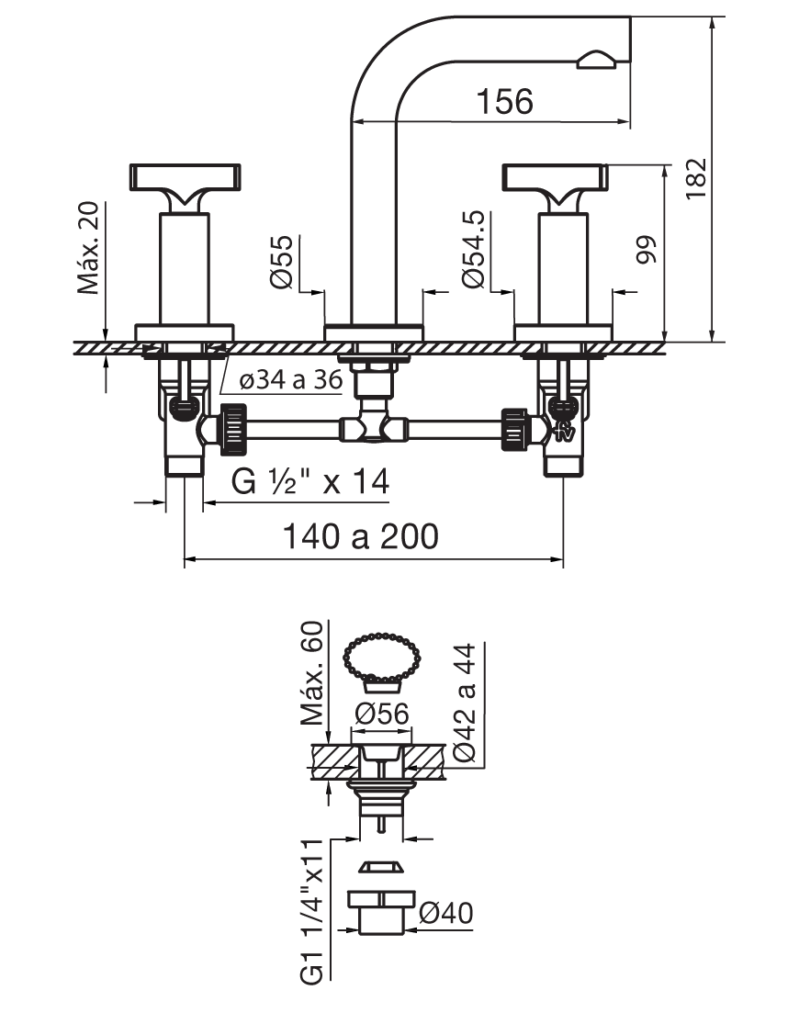 FV Triades – Juego para lavatorio - Imagen 2