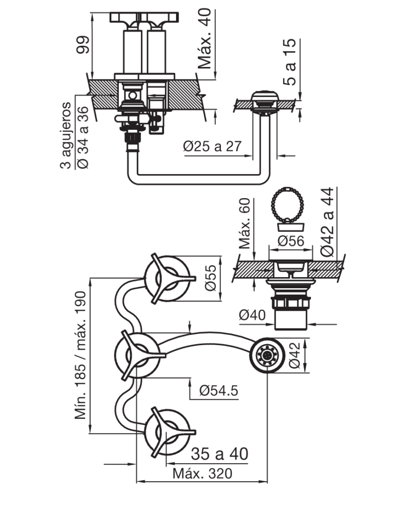 FV Triades – Juego para bidé - Imagen 2